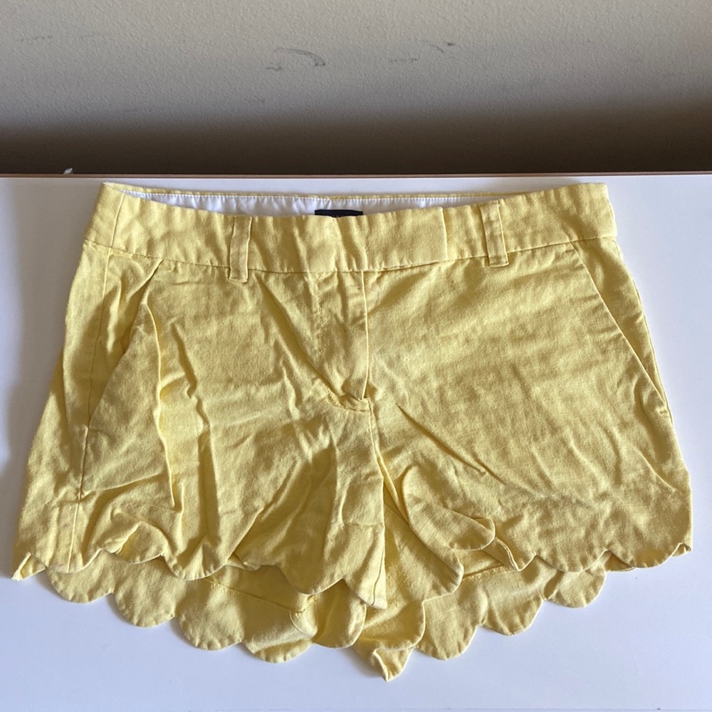Yellow J. Crew Shirts Size 4. Waist 15.5in across
